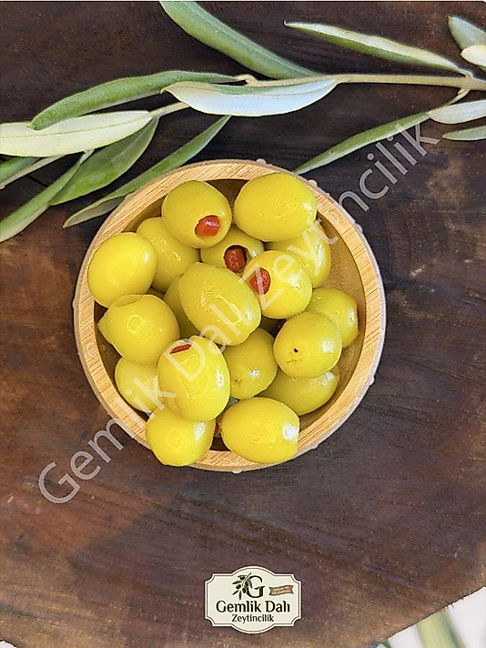 1 kg Biber Dolgulu Yeşil Zeytin ( L )