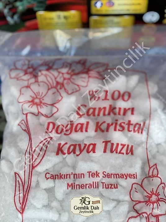 Çankırı Kaya Tuzu İri Taneli 1KG